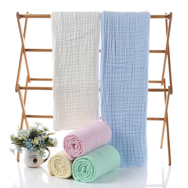Khăn tắm xô 6 lớp siêu mềm, siêu thấm cho bé hàng cao cấp - ảnh 7
