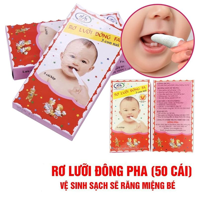 Rơ Lưỡi Đông Fa Hiệu 3 Con Nai - 1 Bịch 10 Hộp 50 Cái Cho Bé - ảnh 2