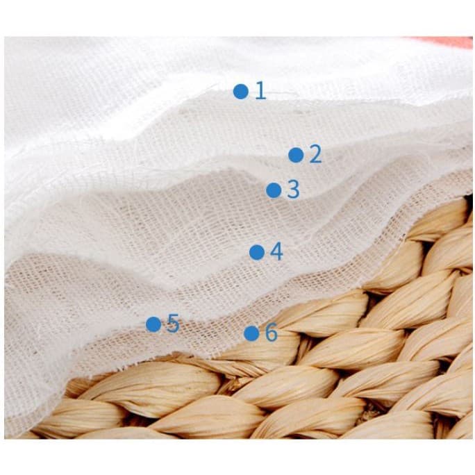 Khăn tắm xô 6 lớp siêu mềm, siêu thấm KT 110x110cm - ảnh 4