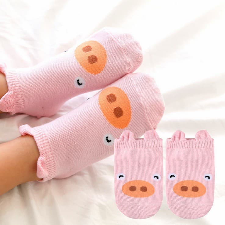 Tất hình thú chống trượt ngộ nghĩnh cho bé 1-2 tuổi - TAT04 - ảnh 2