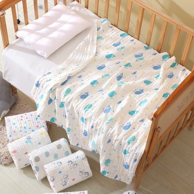 Khăn tắm xô 6 lớp siêu mềm, siêu thấm KT 110x110cm - ảnh 8