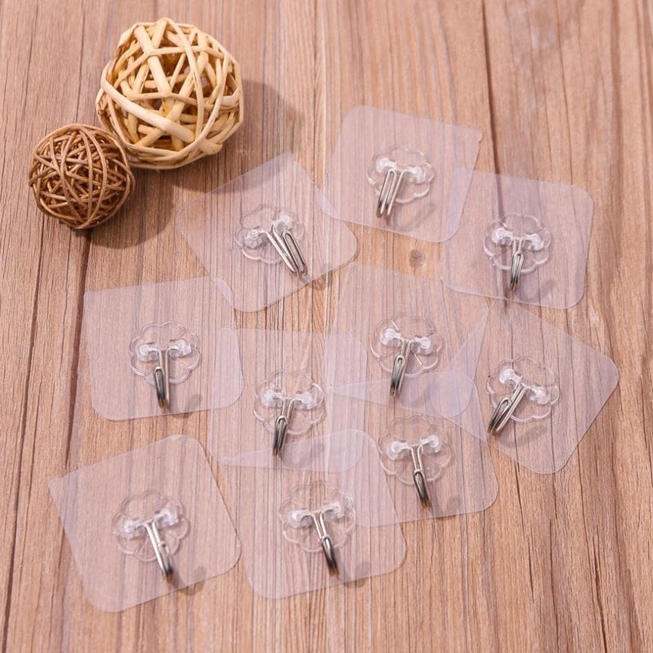 Móc Dán Tường Siêu Dính chịu lực 6*6cm Nanygo - ảnh 2