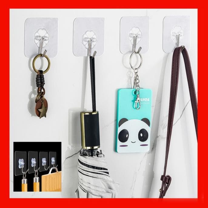 Móc Dán Tường Siêu Dính chịu lực 6*6cm Nanygo
