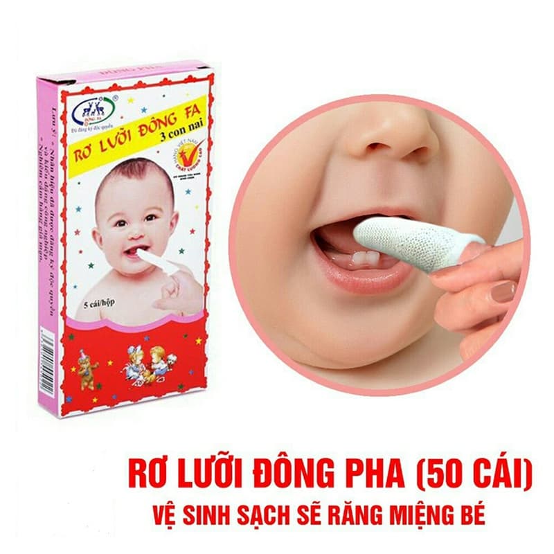 Rơ Lưỡi Đông Fa Hiệu 3 Con Nai - 1 Bịch 10 Hộp 50 Cái Cho Bé - ảnh 3
