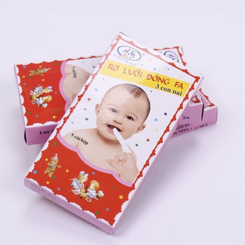 Rơ Lưỡi Đông Fa Hiệu 3 Con Nai - 1 Bịch 10 Hộp 50 Cái Cho Bé - ảnh 4