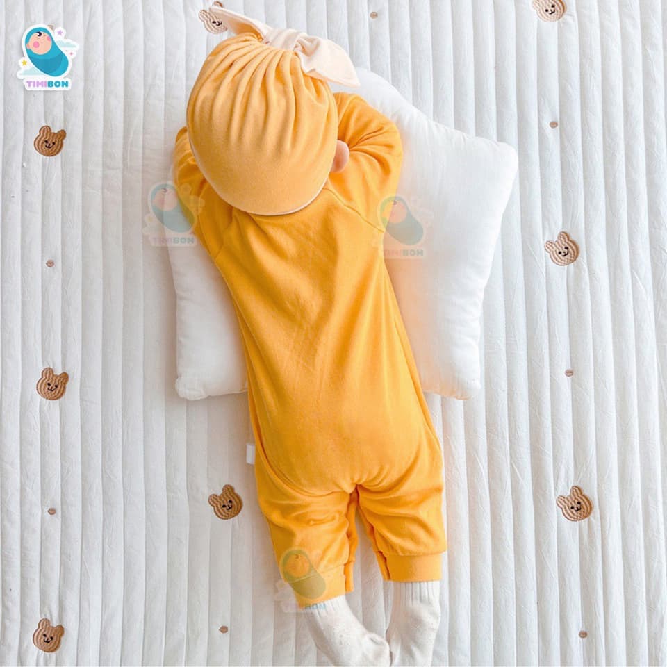 Body Dài Tay cho Bé mẫu quần áo trẻ em sơ sinh hình Thú chất Cotton Mềm Mịn từ 3-12kg - [BDD26] - ảnh 4
