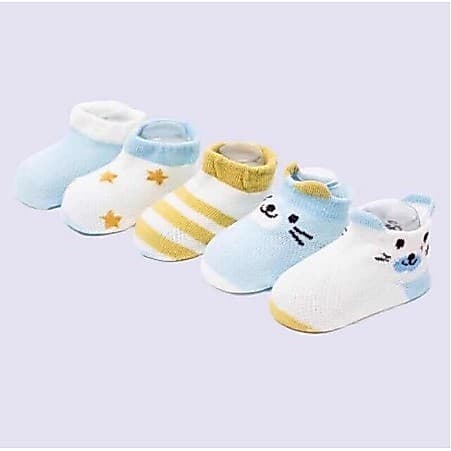 Set 5 Đôi Tất Robibabi 100% Cotton Cho Bé - ảnh 2