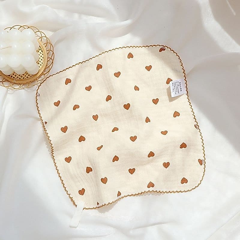 Set 5 chiếc Khăn xô sữa xô muslin,Organic mềm thấm hút cho bé trai,bé gái - ảnh 6