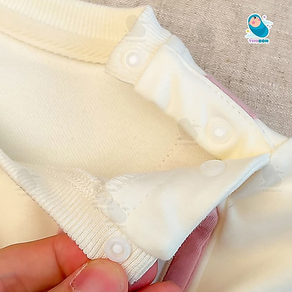 [ Tặng Kèm Mũ ] Bodysuit Dài Tay Cho Bé Gái, Body Dài Cotton Hình Thỏ Mẫu Quần Áo Trẻ Em Liền Thân - [BDD65] - ảnh 9