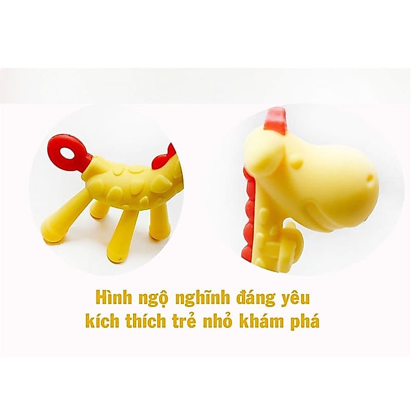 Gặm Nướu Silicon Kichilachi Hình Hươu Và Chuối Mềm Mại, An Toàn Cho Bé Dùng Trong Giai Đoạn Mọc Răng - ảnh 7
