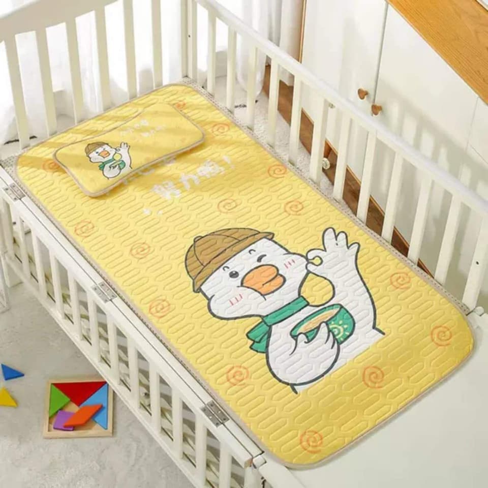[ Tặng Kèm Gối ] Chiếu Điều Hòa Cao Su Non Cho Bé Mẫu Mới Nhất - ảnh 3