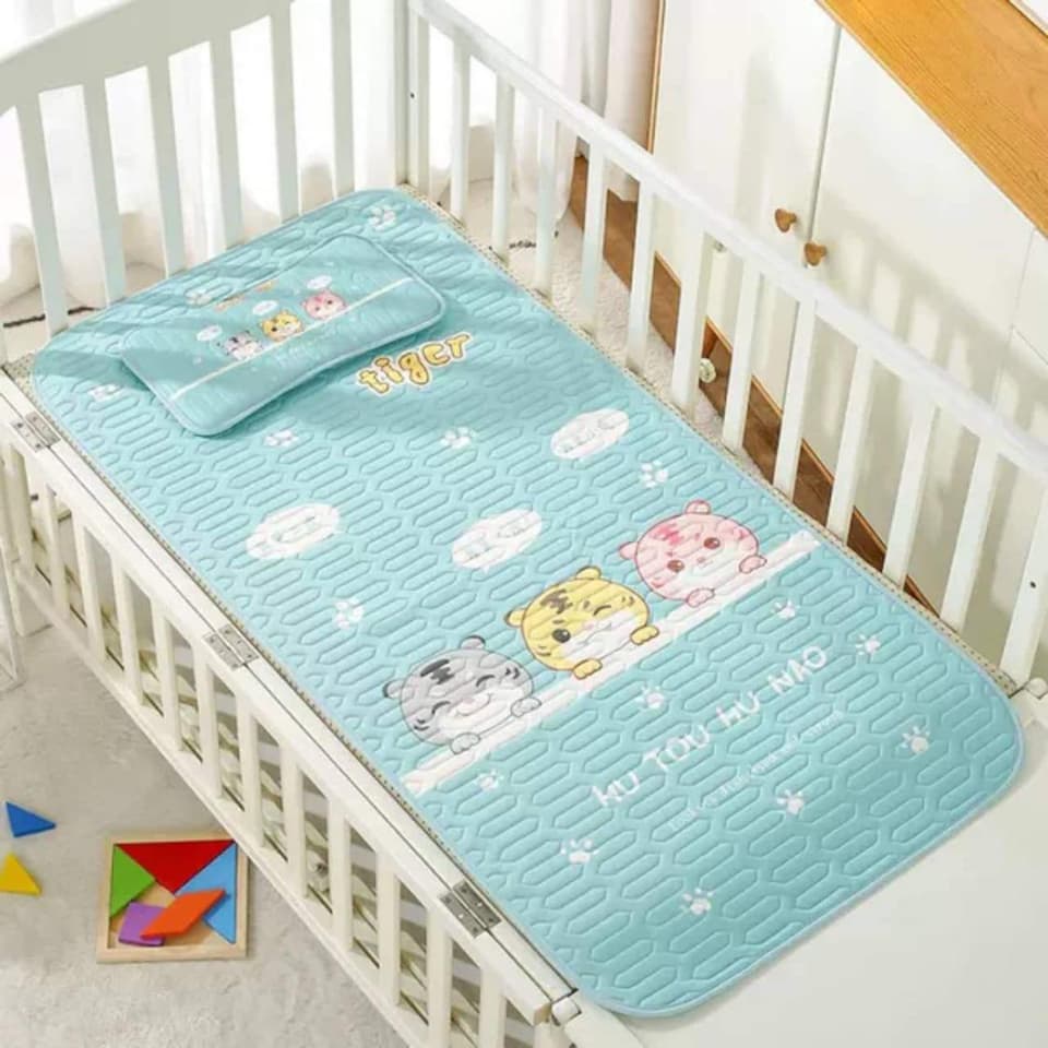 [ Tặng Kèm Gối ] Chiếu Điều Hòa Cao Su Non Cho Bé Mẫu Mới Nhất - ảnh 5