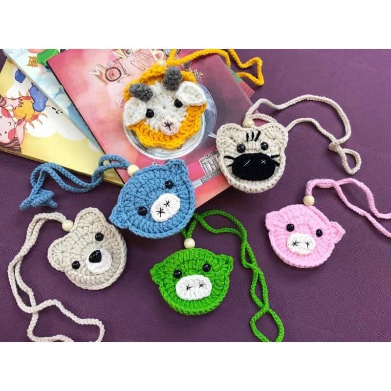 Túi tỏi, túi đựng tỏi handmade len cho bé tránh vía - ảnh 2