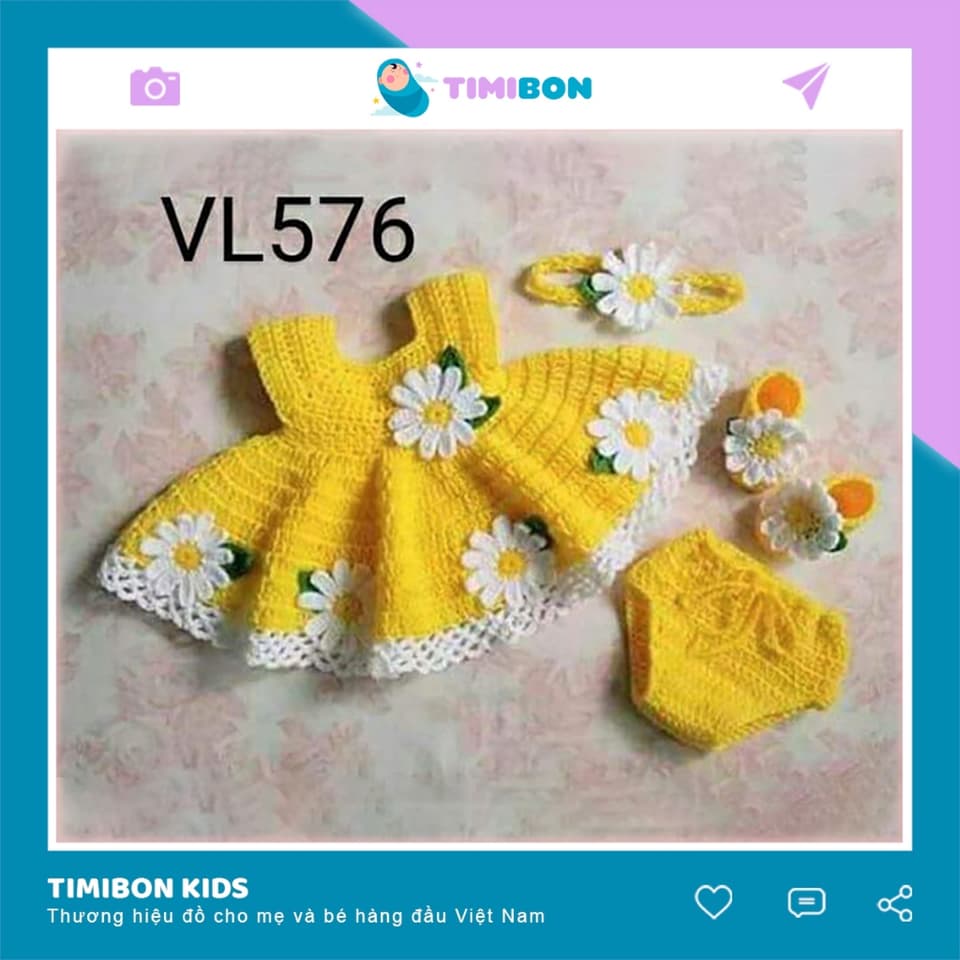 VÁY LEN Handmade VL576