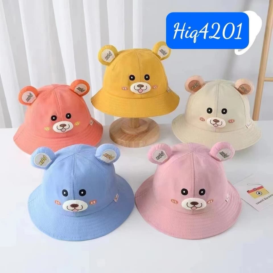 Mũ Tai Bèo Thỏ Hồng Dễ Thương Cho Bé