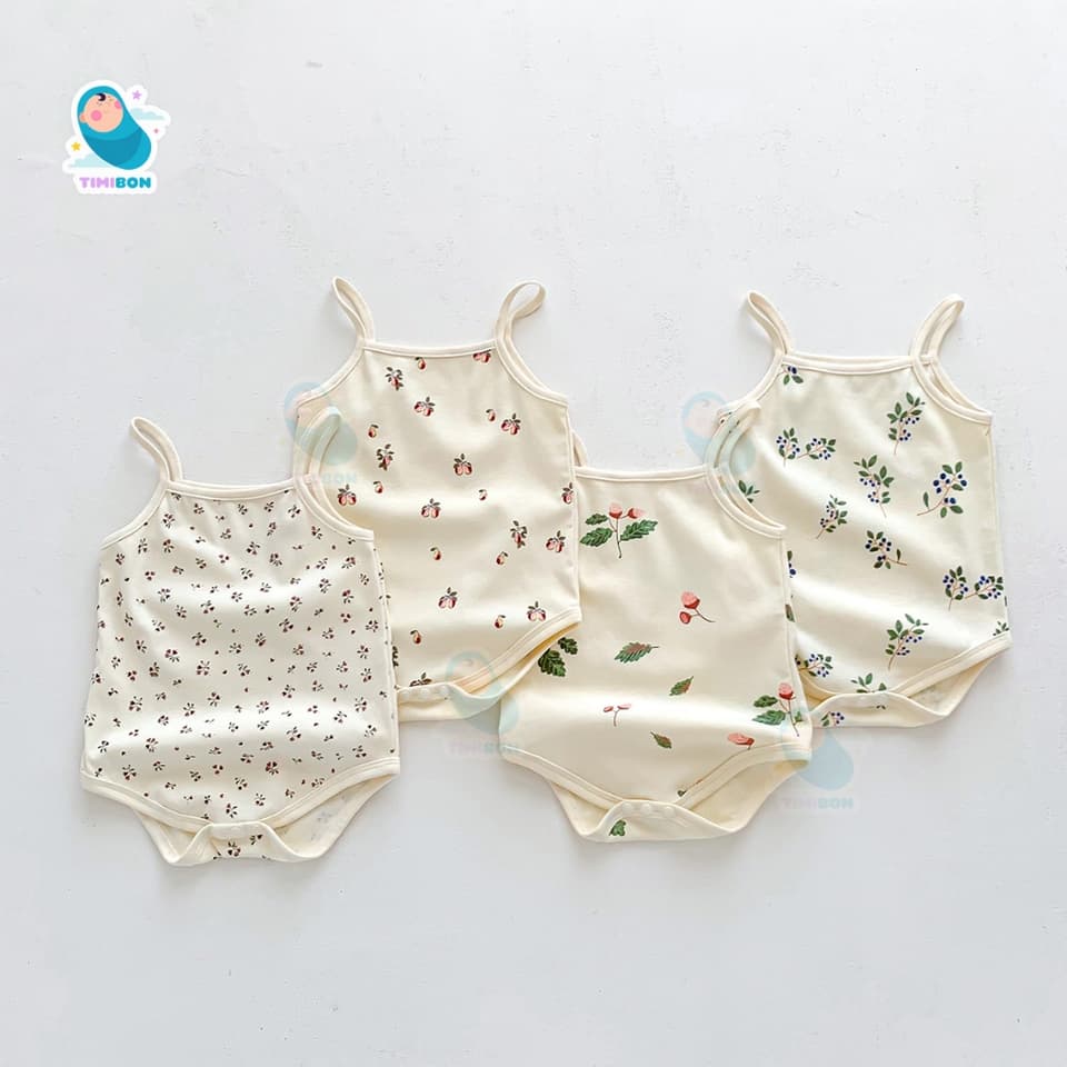 Đồ Bé Gái Body 2 Dây Cho Bé Mẫu Quần Áo Sơ Sinh Chip Hai Dây Dễ Thương Bodysuit Chất Mềm Mát – [BDCHIP32] - ảnh 3