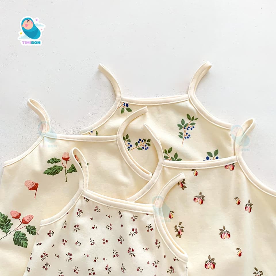 Đồ Bé Gái Body 2 Dây Cho Bé Mẫu Quần Áo Sơ Sinh Chip Hai Dây Dễ Thương Bodysuit Chất Mềm Mát – [BDCHIP32] - ảnh 5