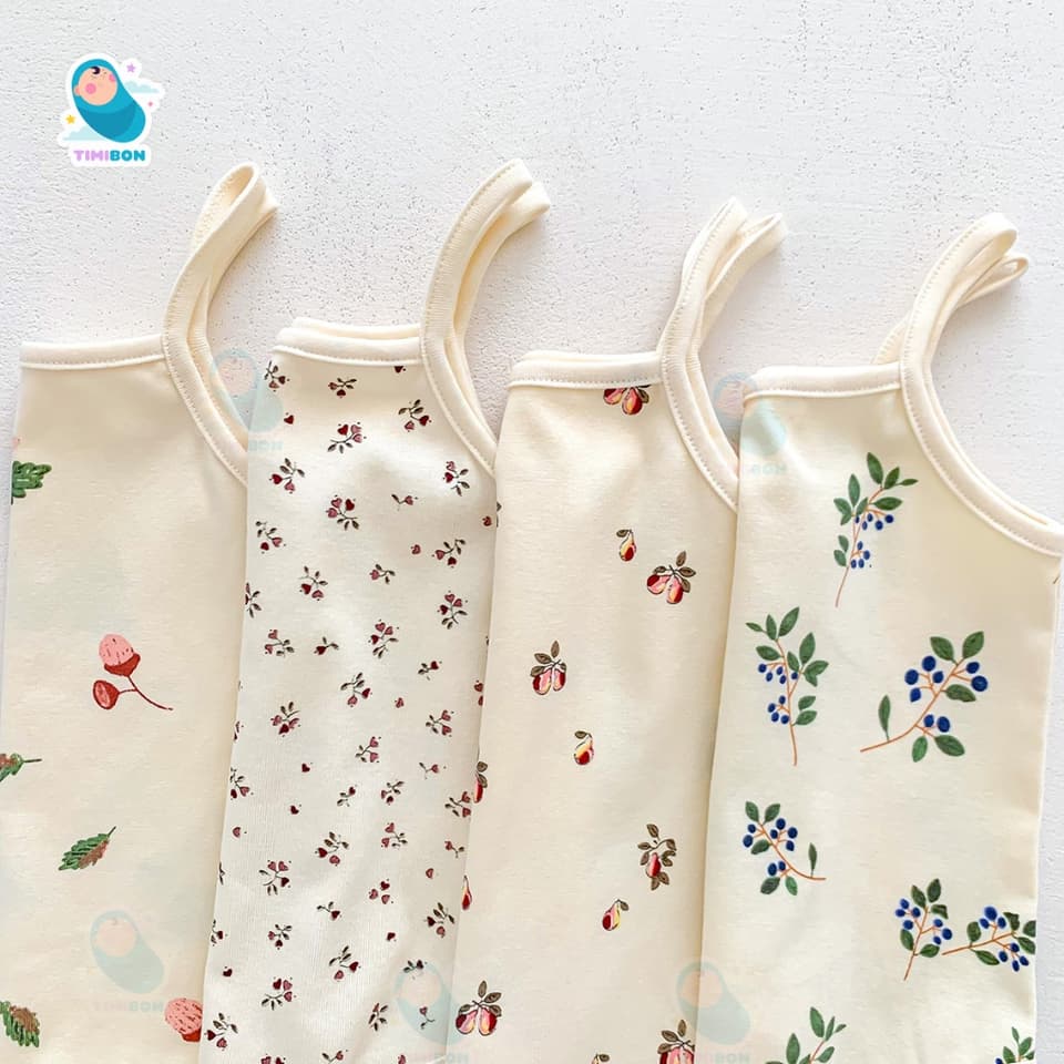 Đồ Bé Gái Body 2 Dây Cho Bé Mẫu Quần Áo Sơ Sinh Chip Hai Dây Dễ Thương Bodysuit Chất Mềm Mát – [BDCHIP32] - ảnh 4