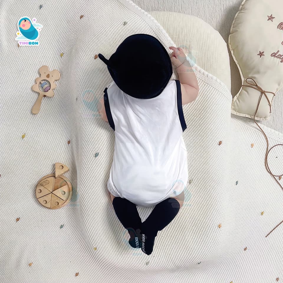 [ Vải Thun Lạnh ] Body Chip 3 Lỗ Gấu Trúc Panda Cho Bé Trai Gái Sơ Sinh Đến 12kg Mặc Hè Thoáng Khí - [BDCHIP27] - ảnh 6