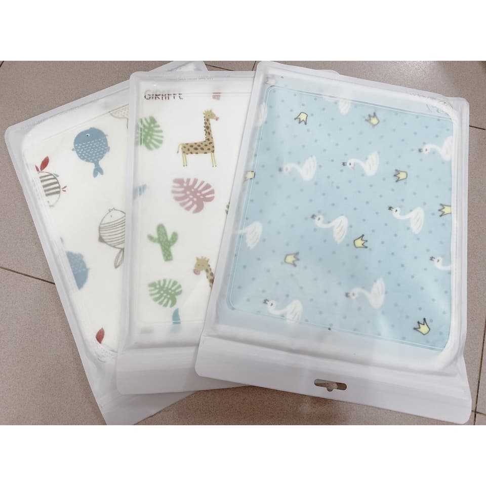 SET 5 Miếng lót thay bỉm chống thấm 5 lớp sợi tre Organic cho bé (30x30cm) - ảnh 3