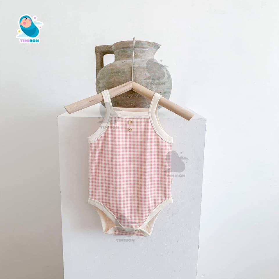 [ Chất Thun Lạnh ] Body Chip 2 Dây Kẻ Caro Nhiều Màu Cho Bé - [BDCHIP48] - ảnh 3
