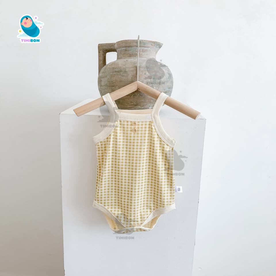 [ Chất Thun Lạnh ] Body Chip 2 Dây Kẻ Caro Nhiều Màu Cho Bé - [BDCHIP48] - ảnh 6