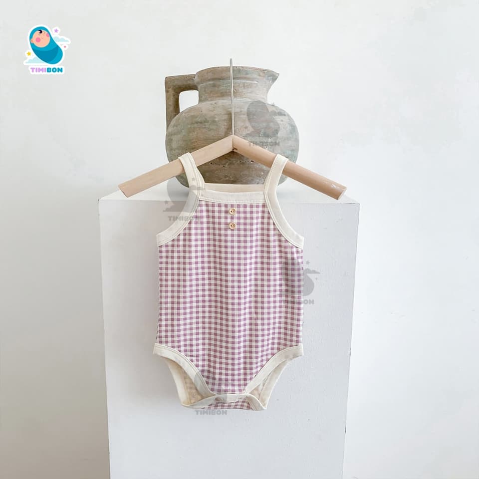 [ Chất Thun Lạnh ] Body Chip 2 Dây Kẻ Caro Nhiều Màu Cho Bé - [BDCHIP48] - ảnh 5