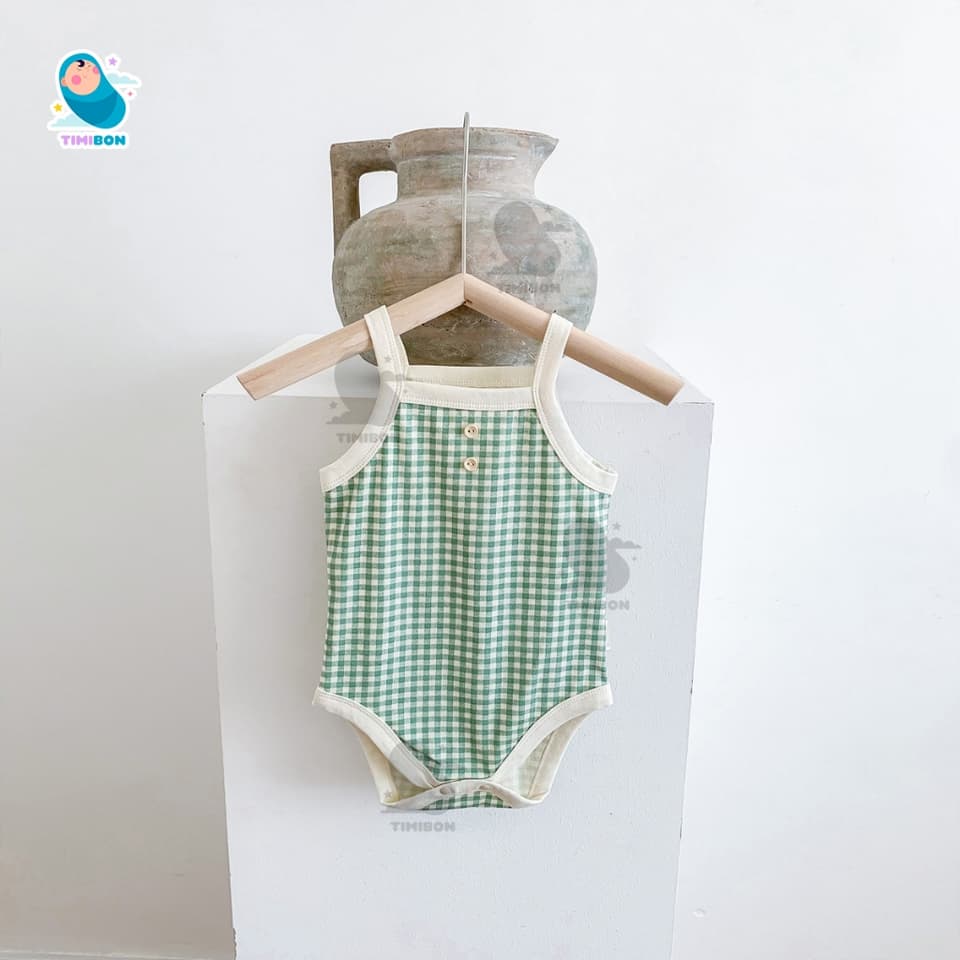 [ Chất Thun Lạnh ] Body Chip 2 Dây Kẻ Caro Nhiều Màu Cho Bé - [BDCHIP48] - ảnh 7