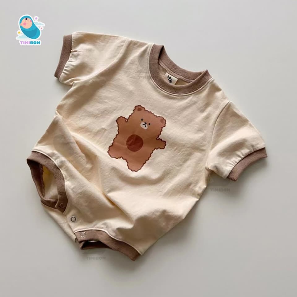 Bodysuit Cho Bé Trai Bé Gái Mẫu Body Chip Gấu Cộc Tay Sơ Sinh Vải Cotton Mềm Mát - [BDCHIP50] - ảnh 8
