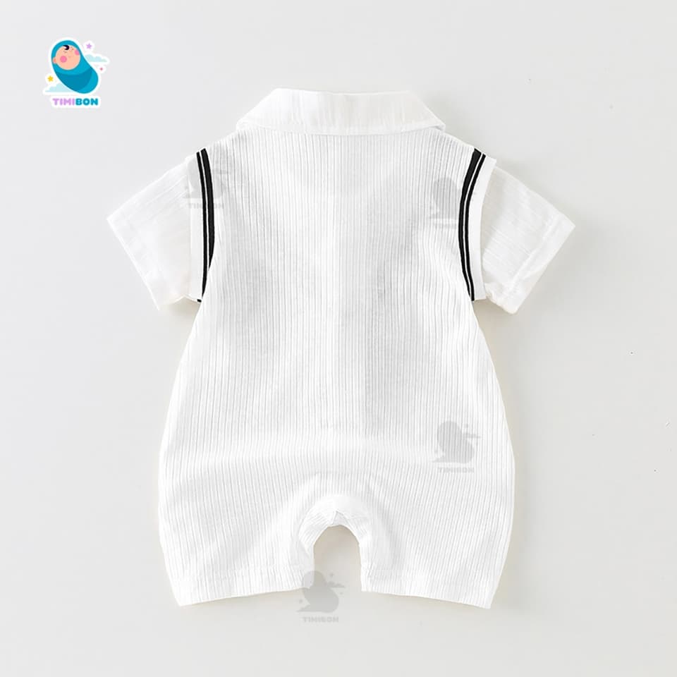 Body Công Tử Cộc Tay Chất Vải Mềm Mịn Bodysuit Cho Bé Trai Dễ Thương Mẫu Quần Áo Sơ Sinh [BDC42] - ảnh 8
