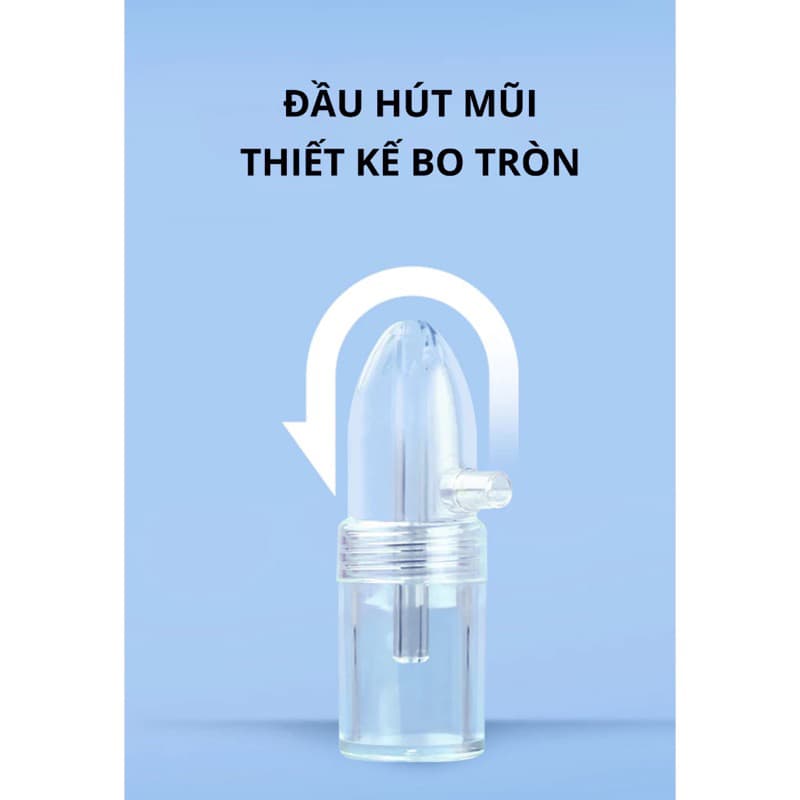 Dụng cụ hút mũi kéo tay thế hệ mới, lực hút mạnh an toàn cho bé, chất liệu nhựa nguyên sinh - ảnh 4