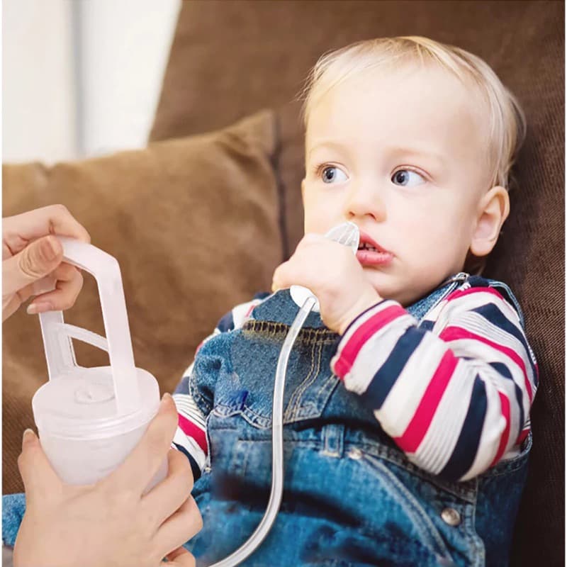 Dụng cụ hút mũi kéo tay thế hệ mới, lực hút mạnh an toàn cho bé, chất liệu nhựa nguyên sinh - ảnh 9