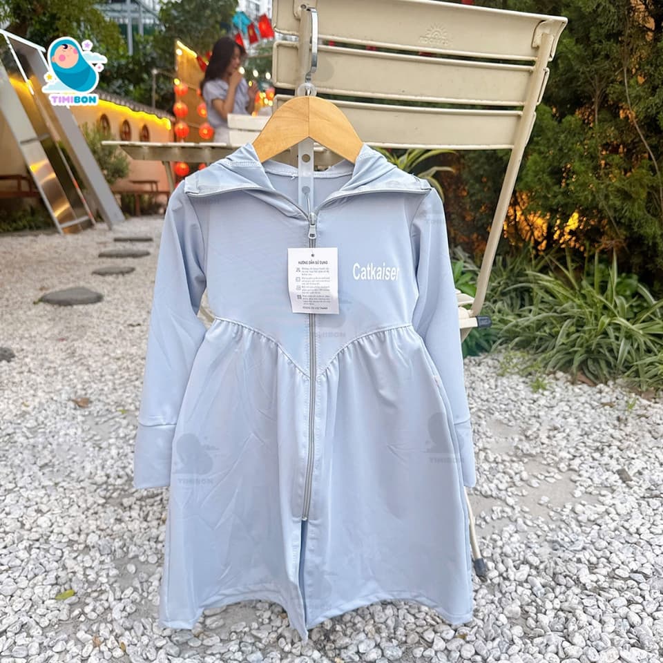 Áo Chống Nắng Dáng Dài Cho Bé Cao Cấp Vải Su Lạnh Quảng Châu Mát Rượi Size Nhí Nhỡ 8-16kg ACN1 - ảnh 5