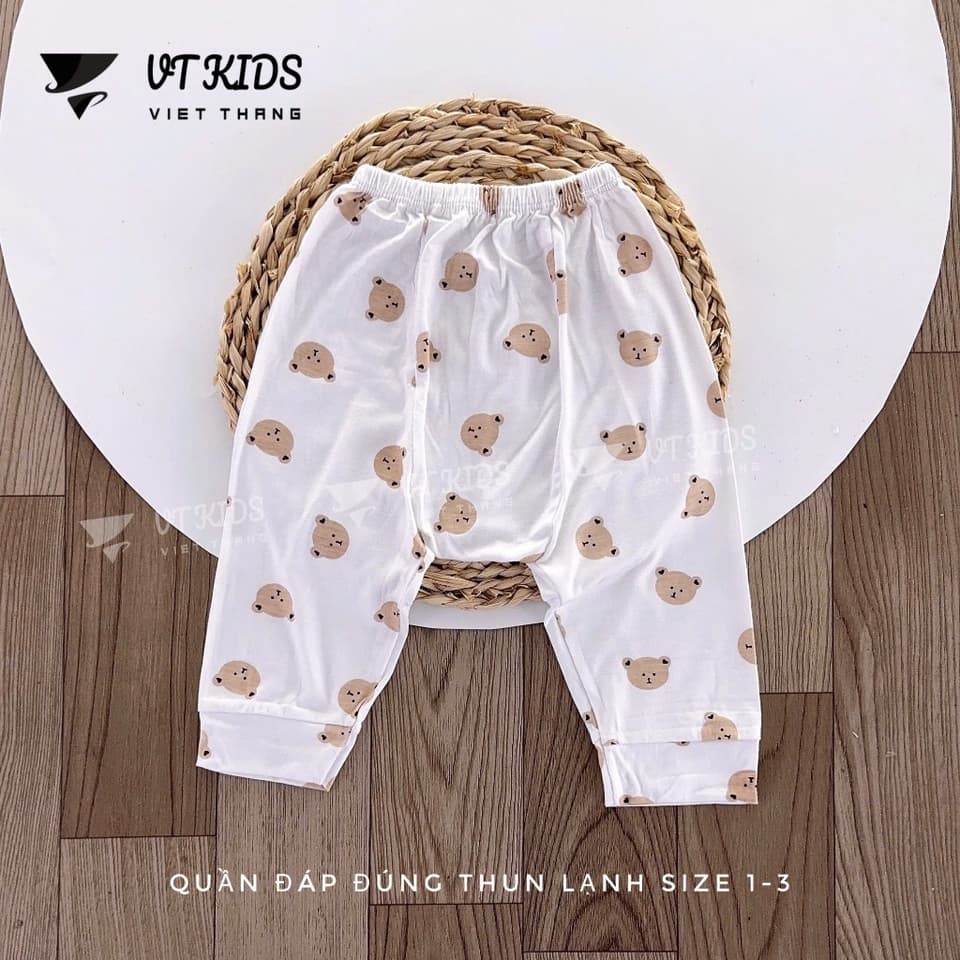 SET 5 Quần dài thun lạnh cho bé trai bé gái size 4-9kg [Q05] - ảnh 3