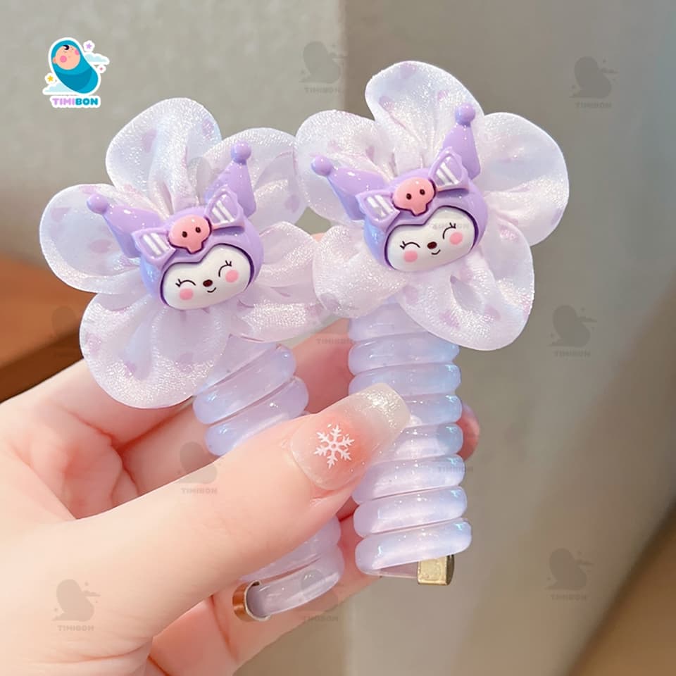 Dây Buộc Tóc Xoắn Lò Xo Cầu Vồng Dễ Thương Cho Bé Gái – Phụ Kiện Tóc Hot Trend [DBT01] - ảnh 7
