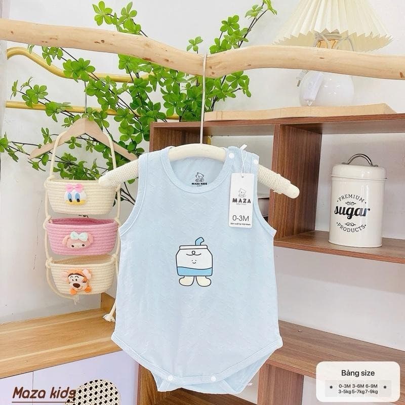 [ Vải Petit QC ] Body Chip Sát Nách 3 Lỗ Cho Bé Trai, Bé Gái Từ Sơ Sinh Đến 12kg Chất Mềm Mát Cao Cấp [BDCHIP74] - ảnh 8