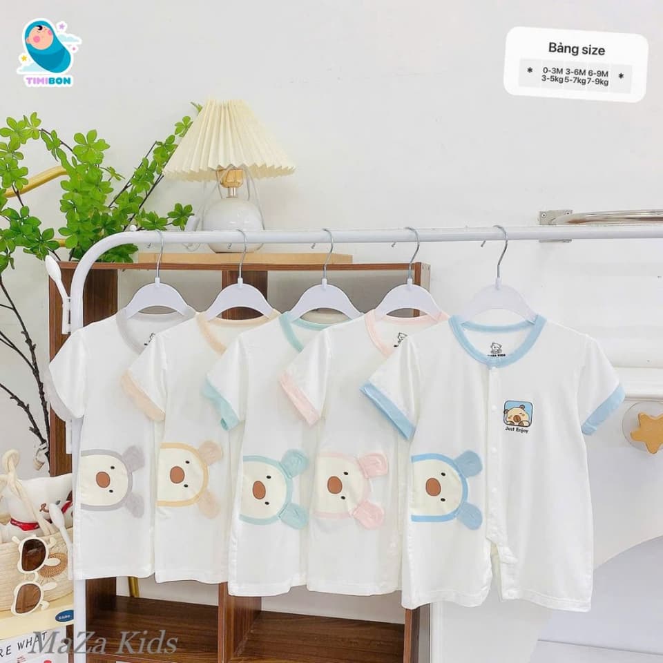 [ Vải Petit QC ] Body Đùi Cộc Tay Cho Bé Trai, Bé Gái Từ Sơ Sinh Đến 12kg Chất Mềm Mát Cao Cấp [BDC52]