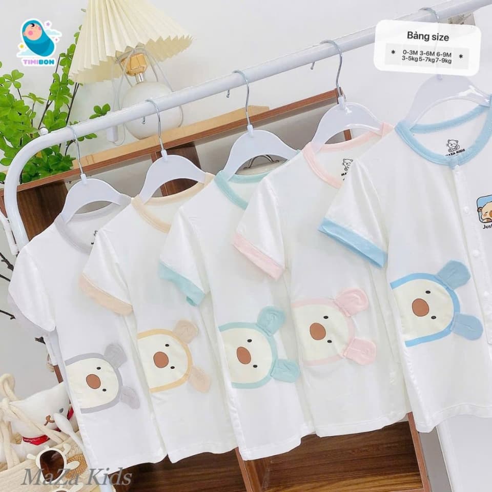 [ Vải Petit QC ] Body Đùi Cộc Tay Cho Bé Trai, Bé Gái Từ Sơ Sinh Đến 12kg Chất Mềm Mát Cao Cấp [BDC52] - ảnh 4