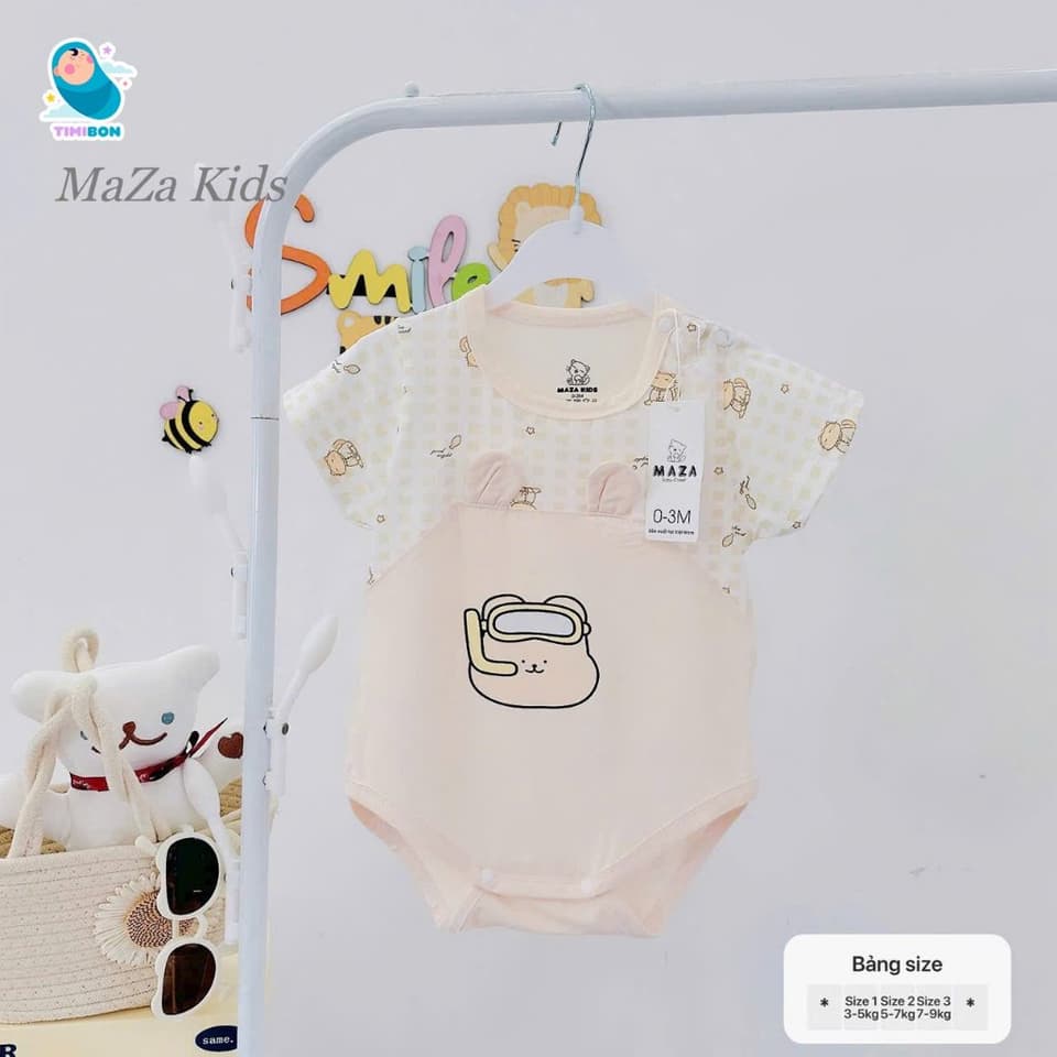 [ Vải Petit QC ] Body Chip Cộc Tay Cho Bé Trai, Bé Gái Từ Sơ Sinh Đến 12kg Chất Mềm Mát Cao Cấp [BDCHIP75] - ảnh 7
