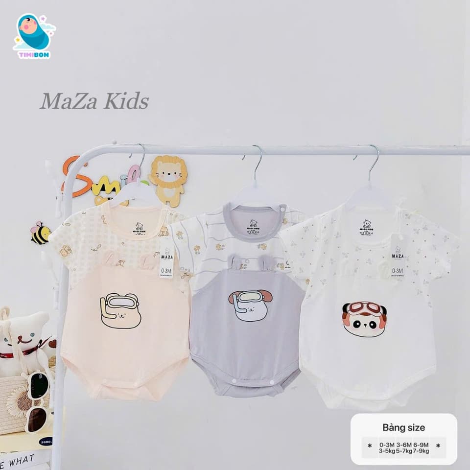 [ Vải Petit QC ] Body Chip Cộc Tay Cho Bé Trai, Bé Gái Từ Sơ Sinh Đến 12kg Chất Mềm Mát Cao Cấp [BDCHIP75] - ảnh 2