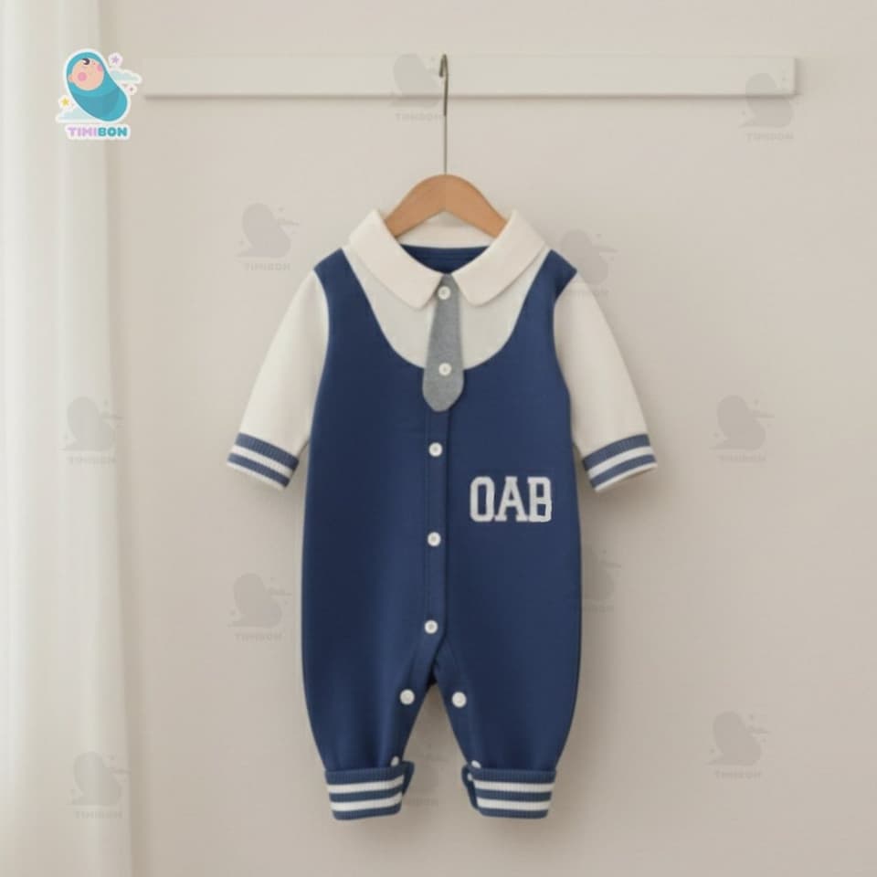 BODY LEN DÀI TAY THU ĐÔNG CHO BÉ Họa Tiết OAB Xinh Xắn, Chất Liệu Mềm Mại Co Giãn, Giữ Ấm Tốt [BDD103] - ảnh 7