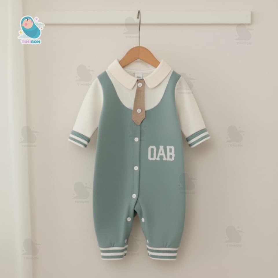 BODY LEN DÀI TAY THU ĐÔNG CHO BÉ Họa Tiết OAB Xinh Xắn, Chất Liệu Mềm Mại Co Giãn, Giữ Ấm Tốt [BDD103] - ảnh 8