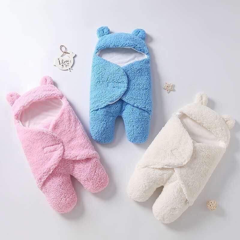 Chăn Ủ Lông Cừu Siêu Mềm Ấm Cho Bé Sơ Sinh, Ủ Thú Lông Cừu Cao Cấp Cho Bé [UGAU20]