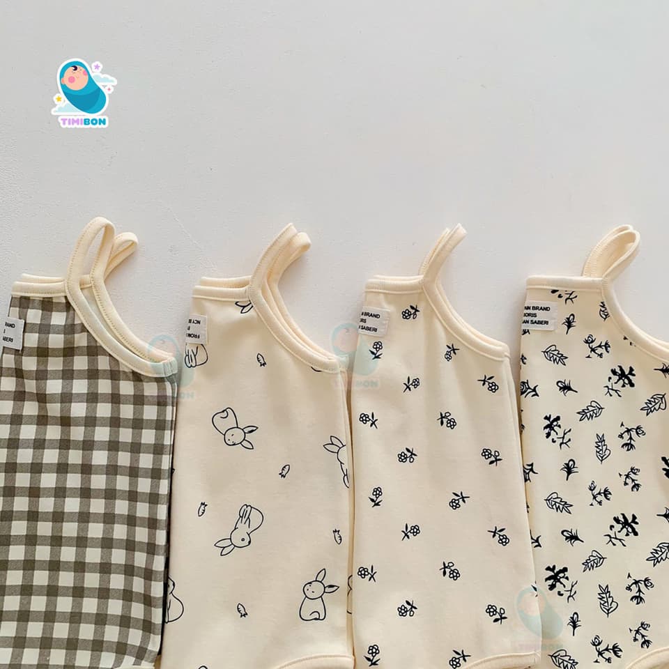 Đồ Bé Gái Body 2 Dây Cho Bé Mẫu Quần Áo Sơ Sinh Chip Hai Dây Dễ Thương Bodysuit Chất Mềm Mát – [BDCHIP32] - ảnh 3