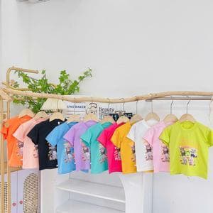 Combo Áo Gấu Babythree Co Giãn 4 Chiều Cho Bé Trai Và Bé Gái 10-30kg DV026 - ảnh 4