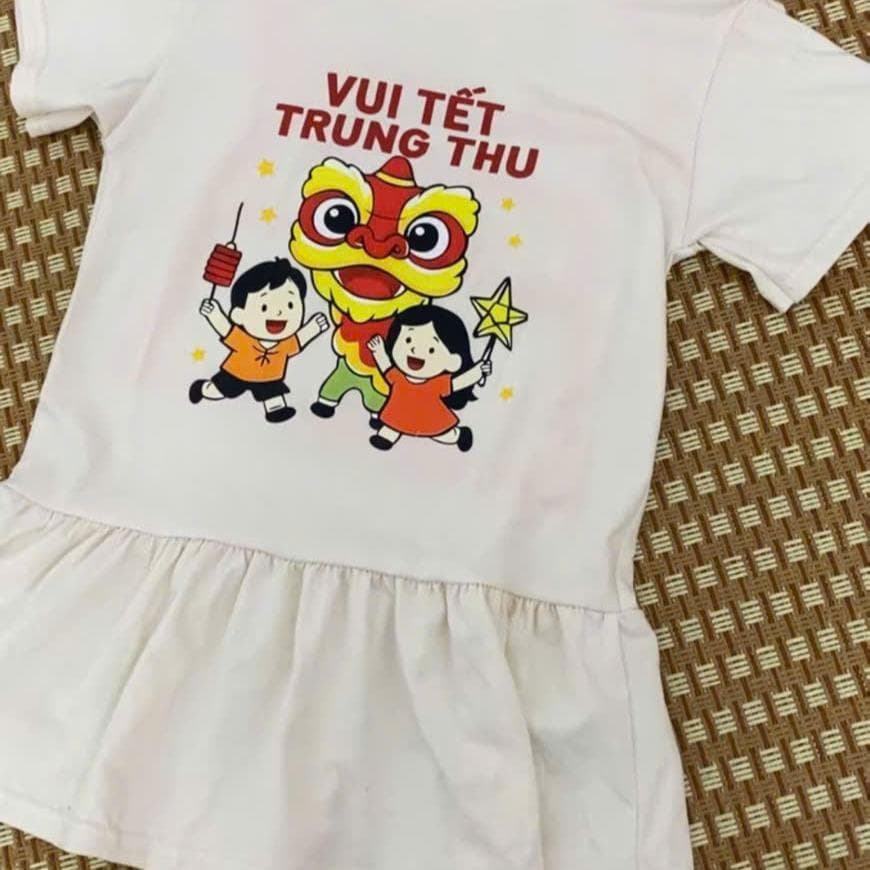 Bộ đồ Trung thu cho bé trai bé gái co giãn 4 chiều thoải mái từ 7 đến 25kg DV006 - ảnh 3