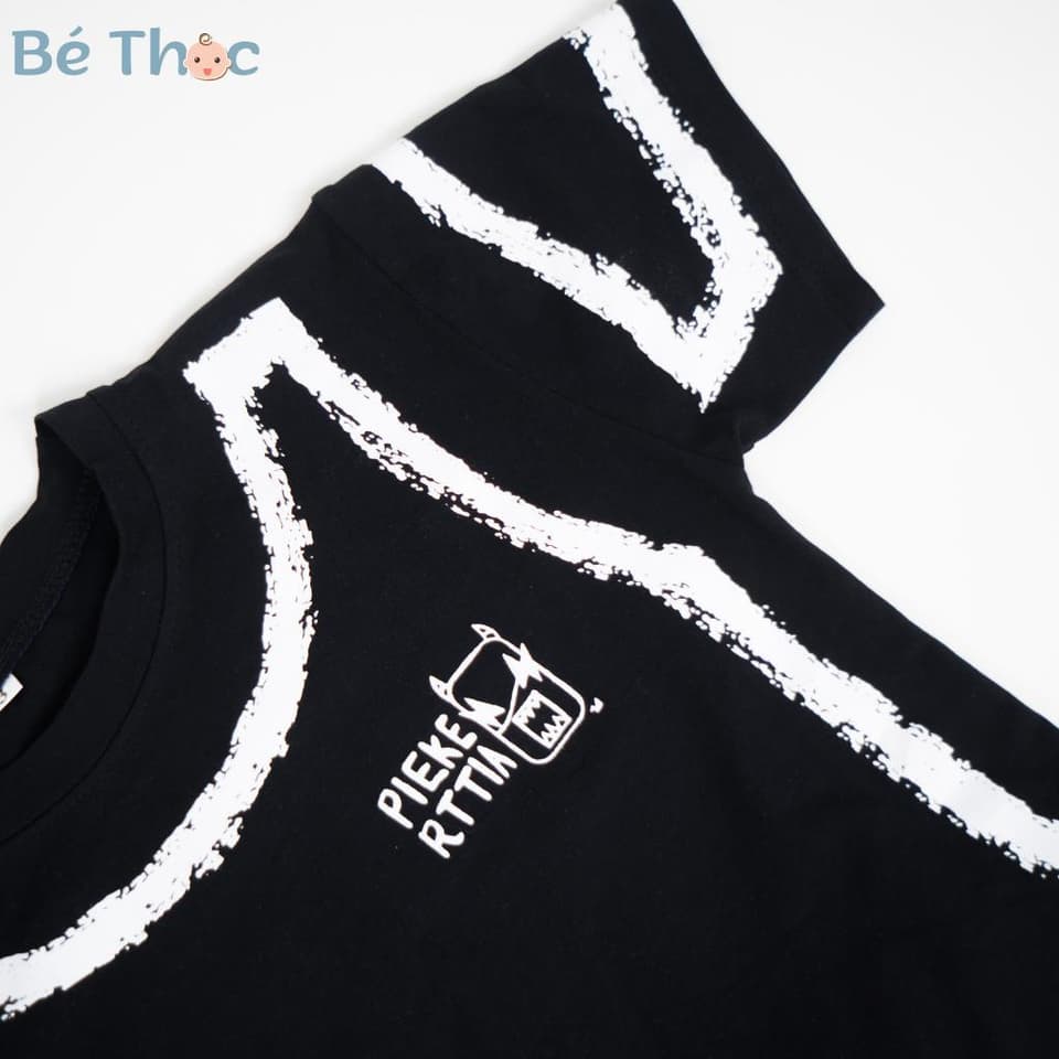 Bộ cộc tay cotton họa tiết tinh nghịch quần caro cho bé 16-42kg DV034 - ảnh 6