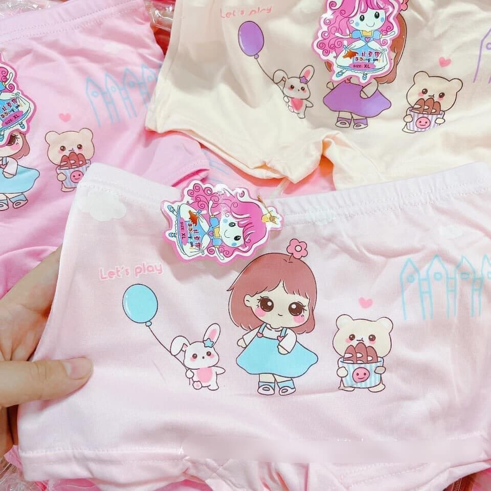 Quần Lót Bé Gái Cotton Co Giãn 14-30kg Thời Trang Trẻ Em DV044 - ảnh 5