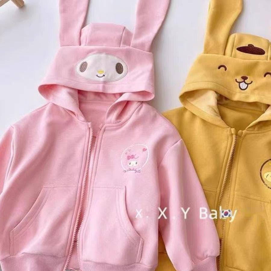 Áo khoác cotton hình chó thỏ dày dặn cho bé 9-20kg X.X.Y Baby DV009 - ảnh 7