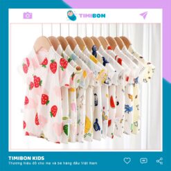 Quần Áo Trẻ Em Sơ Sinh Bộ Đồ Liền Thân Cộc Tay Chất Cotton Bodysuit Đùi KIMONO Cho Bé Trai Bé Gái [BDC21]